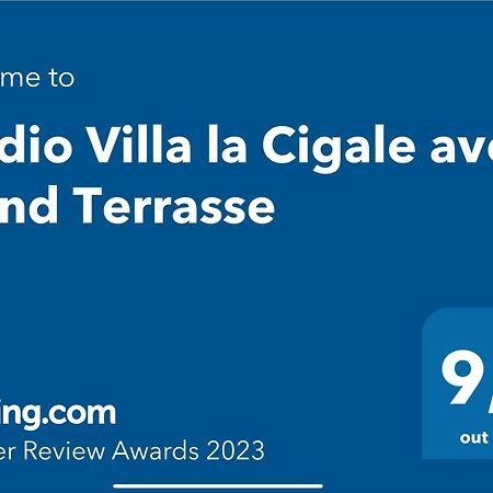 Studio Villa La Cigale Avec Grande Terrasse Мантон Екстер'єр фото